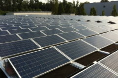 PV-Aufständerung auf einem Flachdach 114,17 kWp Anlage