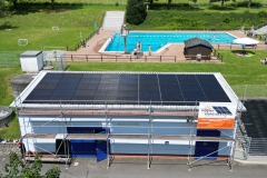 Technikgebäude Gemeinde Sinntal, Schwimmbad Sterbfritz 19,13 kWp